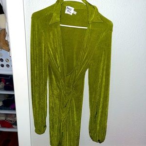 Never worn brand new Princess Polly Green Martini Dress. Tags and all.
